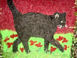 alpaca black cat
